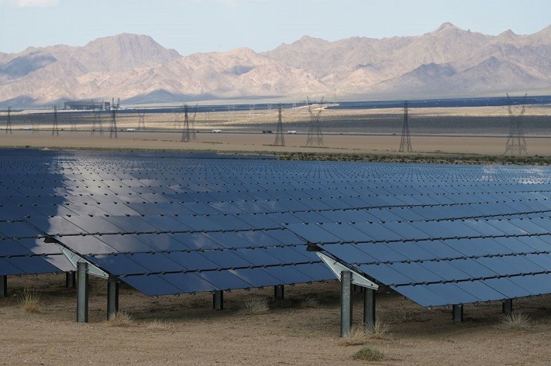 Un proyecto de energía solar cerca de Nippon, California. (Fotografía: Reuters)
