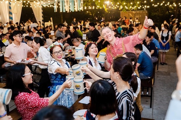 GBA Oktoberfest se convierte en el festival de la cerveza más grande del Sudeste Asiático. (Fotografía: Hotel JW Marriott Hanoi)