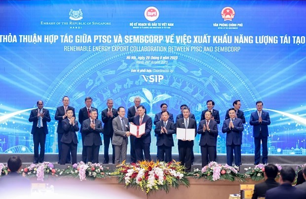 PTSC y Sembcorp reciben su licencia. (Fotografía: petrotimes.vn)