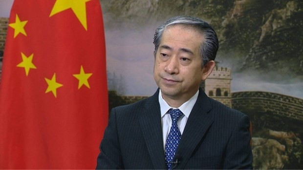 El embajador de China en Vietnam, Xiong Bo (Fotografía: VNA)