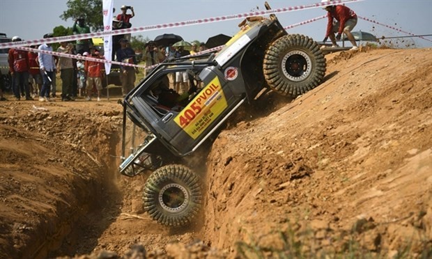 El Torneo de carrera todoterreno PVOIL Vietnam 2023 tiene como objetivo desarrollar el movimiento de deportes automovilísticos todoterreno del país. (Fotografía: Comité Organizador)