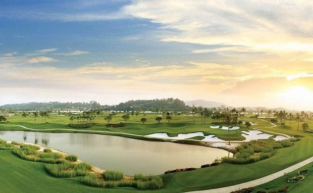 Campo de golf BRG Legend Hill Golf Resort, en el distrito de Soc Son, Hanói. (Fotografía: hanoimoi.vn)