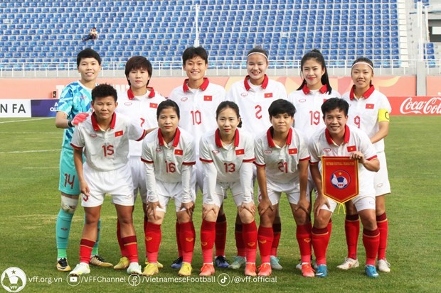 La selección nacional de fútbol femenino de Vietnam (Fotografía: VFF)