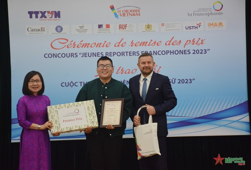 El primer premio fue otorgado a Nguyen Duc Minh Hoang (Fotografía: qdnd.vn)