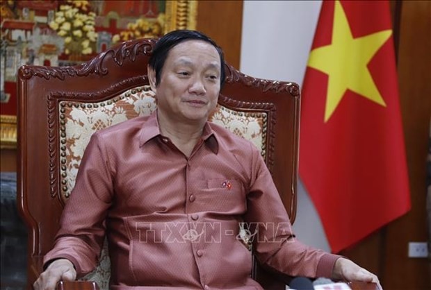 El embajador de Vietnam en Laos, Nguyen Ba Hung (Foto: VNA)