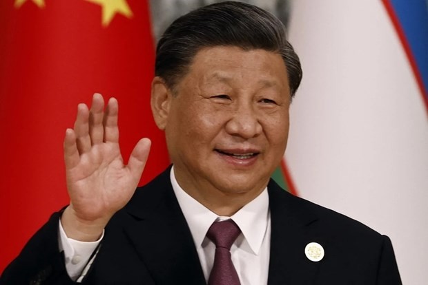 El secretario general del Comité Central del Partido Comunista y presidente de China, Xi Jinping (Foto: VNA)