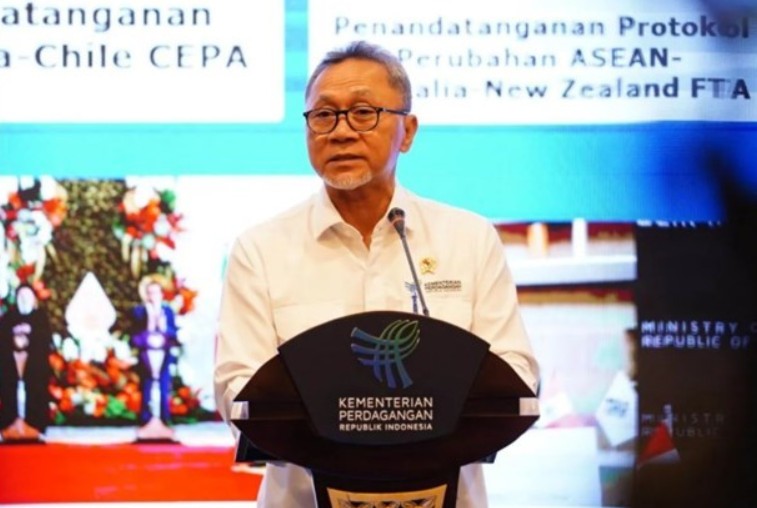 El ministro de Comercio de Indonesia, Zulkifli Hasan (Foto: Antara)
