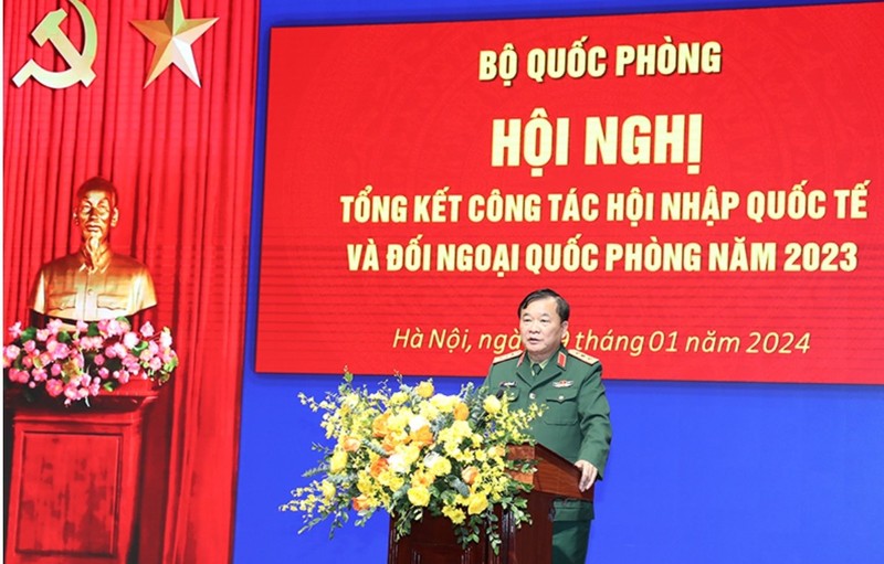 El coronel general Hoang Xuan Chien, viceministro de Defensa en el evento. (Foto: mod.gov.vn)