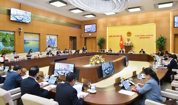La 29 reunión del Comité Permanente de la Asamblea Nacional de Vietnam (Foto: quochoi.vn)