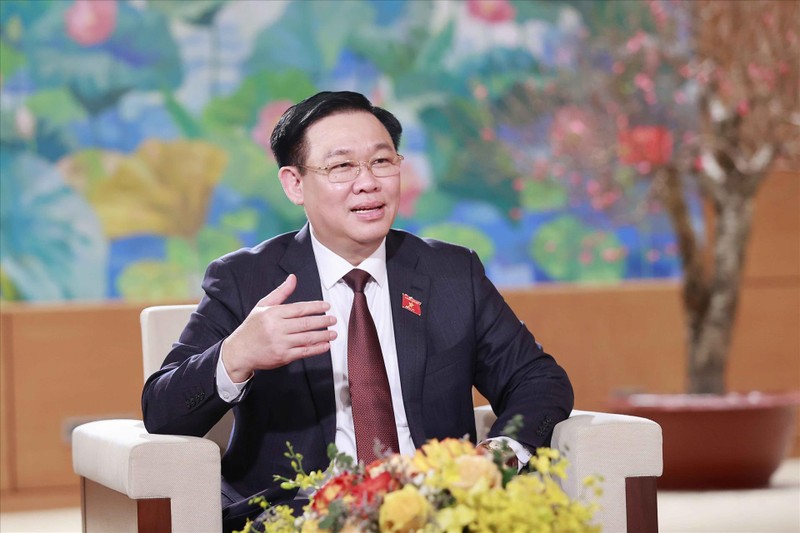 El presidente del Parlamento vietnamita, Vuong Dinh Hue. (Foto: VNA)