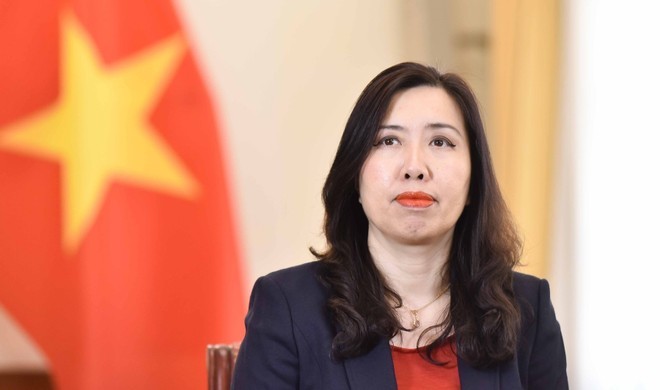 La viceministra de Relaciones Exteriores Le Thi Thu Hang. (Foto: VNA)