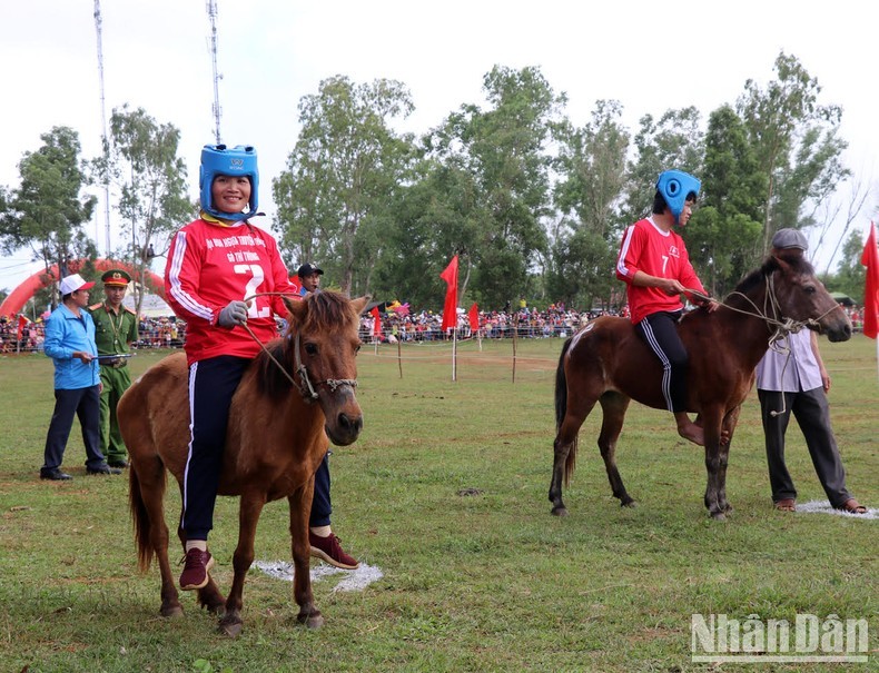 Efectúan tradicional carrera de caballos en Phu Yen
