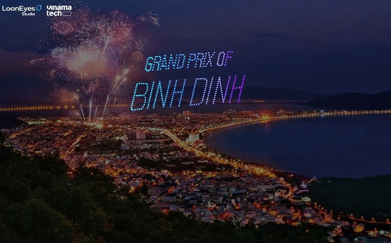 Espectáculo de drones iluminará cielo de Quy Nhon a finales de este mes (Foto: VNA)