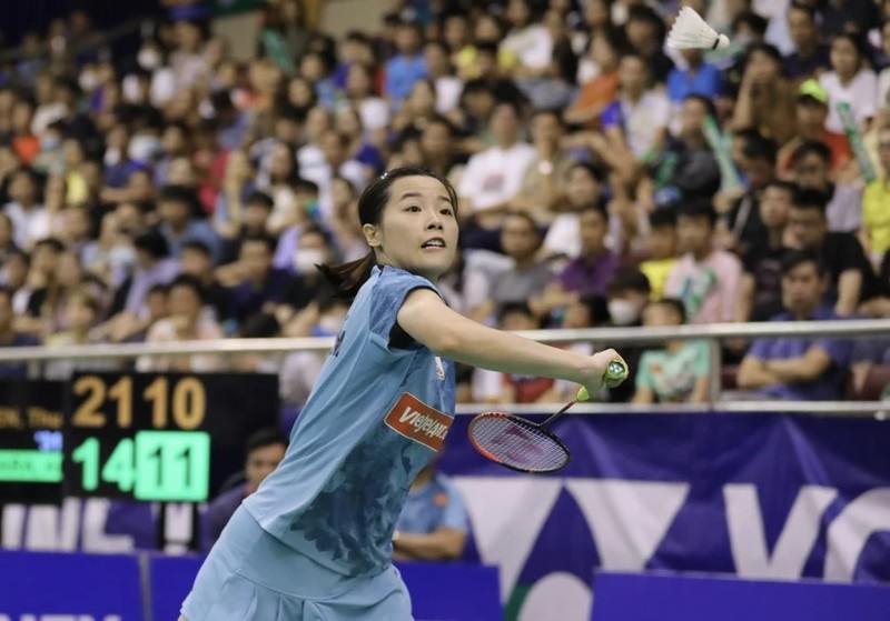 La badmintonista Nguyen Thuy Linh (Foto: VNA)