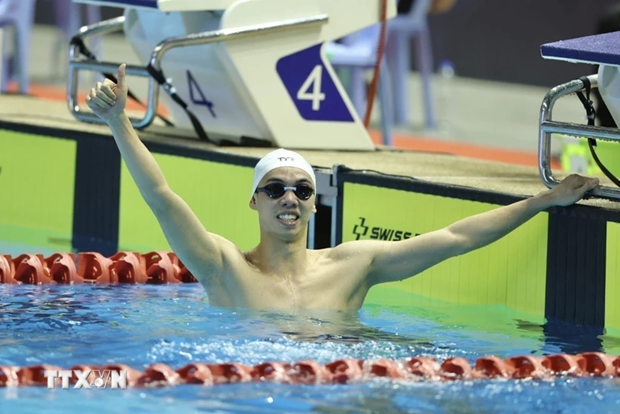 El nadador Nguyen Huy Hoang (Foto: VNA)