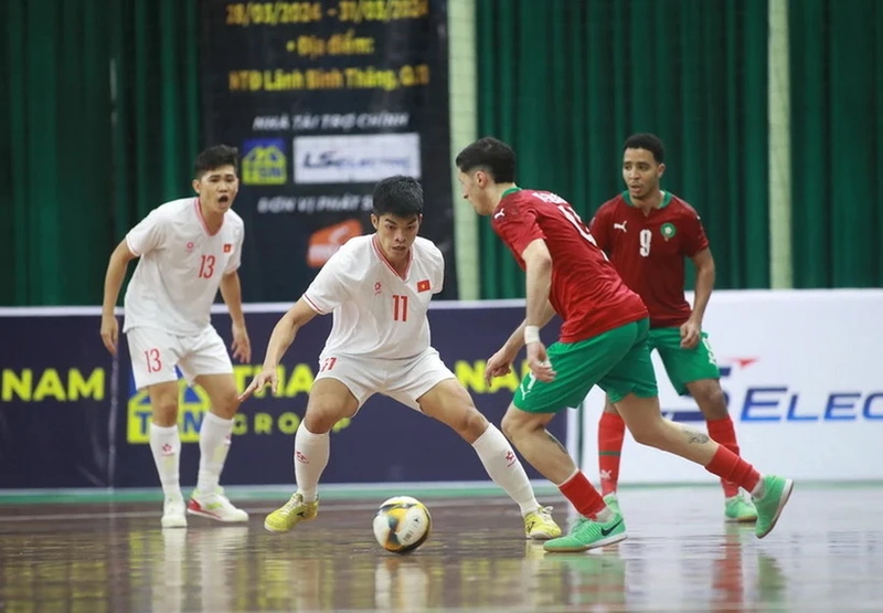 Marruecos gana torneo amistoso internacional de fútsal en Vietnam (Foto: VNA)