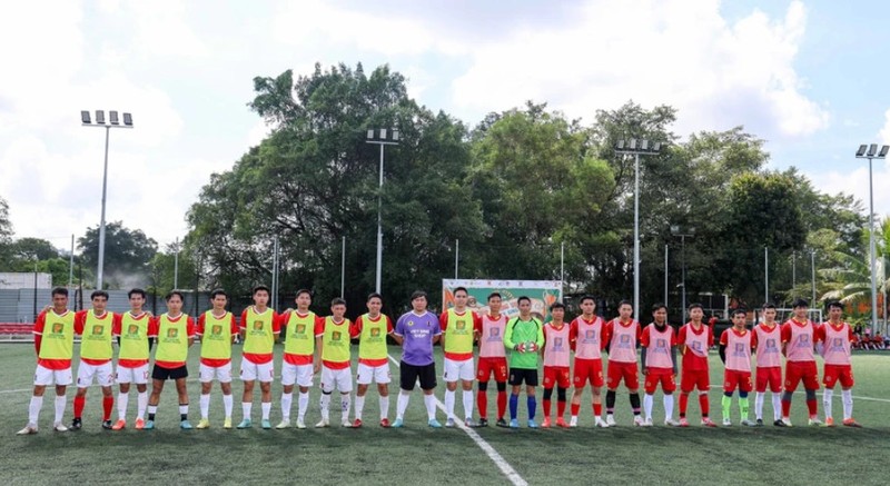Evento deportivo promueve solidaridad entre vietnamitas en Singapur (Foto: VNA)