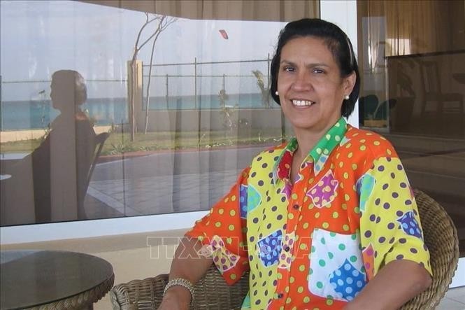 Alicia Corredera Morales, vicepresidenta del Instituto Cubano de Amistad con los Pueblos (Foto: VNA)