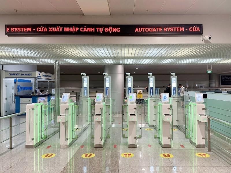 El sistema de Autogate en un aeropuerto de Vietnam (Foto: vneconomy.vn)