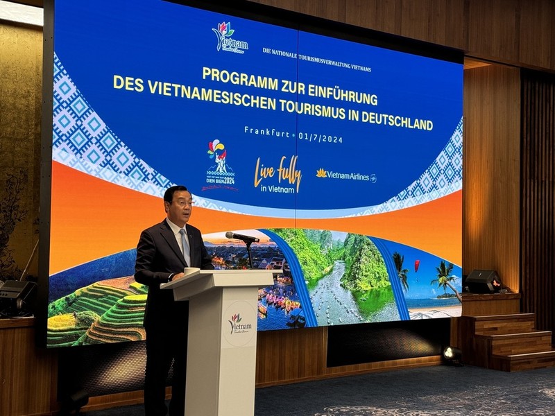 El director general de la Autoridad Nacional de Turismo de Vietnam, Nguyen Trung Khanh, en la inauguración del programa. (Foto: VNA)