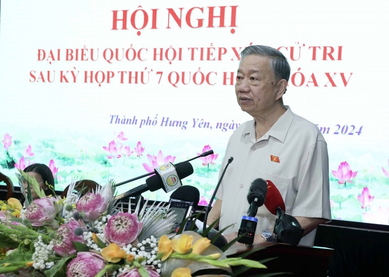 El presidente vietnamita, To Lam (Foto: VNA)