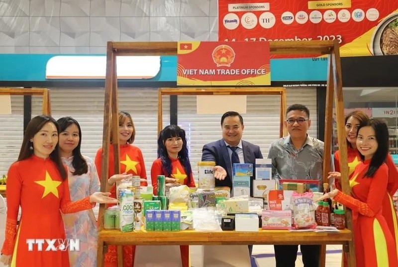 Un stand de Vietnam en en la segunda feria Food&Drinks Malaysia (Foto: VNA)