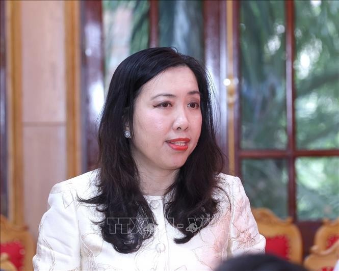 La viceministra de Relaciones Exteriores Le Thi Thu Hang (Foto: VNA)