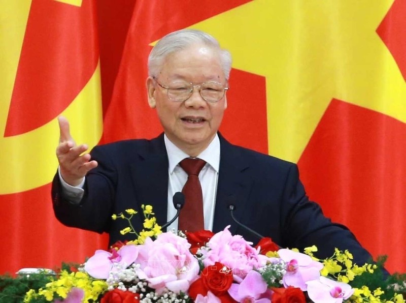 El secretario general del Partido Comunista de Vietnam, Nguyen Phu Trong. (Foto: VNA)