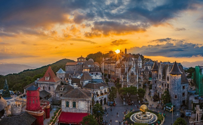 El complejo turístico Sun World Ba Na Hills, en la central ciudad de Da Nang. (Foto: SG/vnexpress.net)