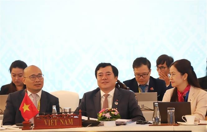 La delegación vietnamita en la cita (Foto: VNA)