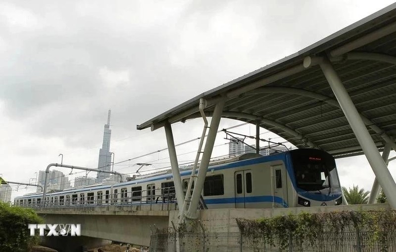 La línea de metro Ben Thanh – Suoi Tien de Ciudad Ho Chi Minh inicia un período de prueba a principios de este mes. (Foto: VNA)