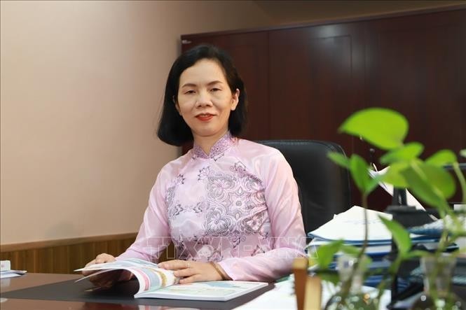 La vicepresidenta de la Unión de Mujeres de Vietnam, Nguyen Thi Minh Huong. (Foto: VNA)