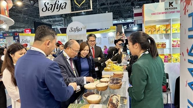 En la feria internacional de alimentos SIAL Paris 2024 (Foto: VNA)