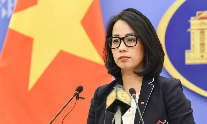 La vocera del Ministerio de Relaciones Exteriores de Vietnam, Pham Thu Hang (Foto: cand.com.vn)