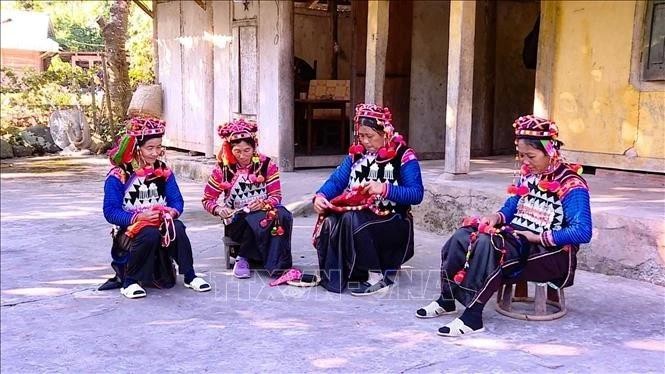 Las mujeres de Ha Nhi. (Foto: VNA)