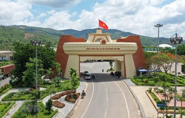 Puerta fronteriza internacional de Lao Bao en Vitenam. (Fotografía: VNA)