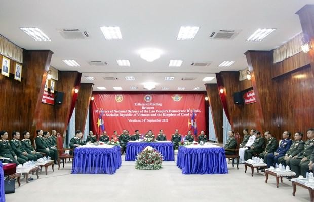 Vietnam, Laos y Camboya fortalecen la cooperación en defensa. (Fotografía: VNA)