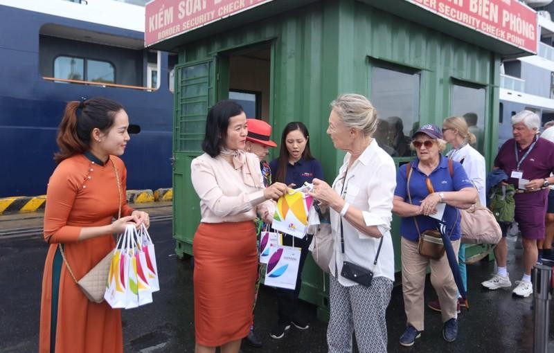 Da Nang recibe al primer crucero internacional tras la pandemia de Covid-19. (Fotografía: VNA)