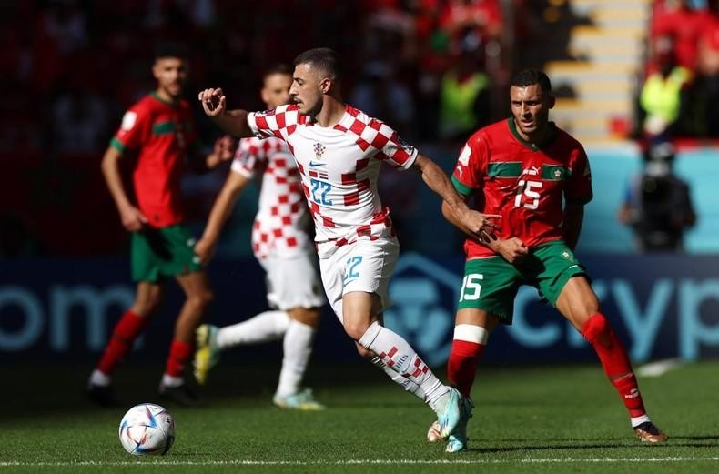 En el partido entre Marruecos y Croacia. (Fotografía: FIFA)