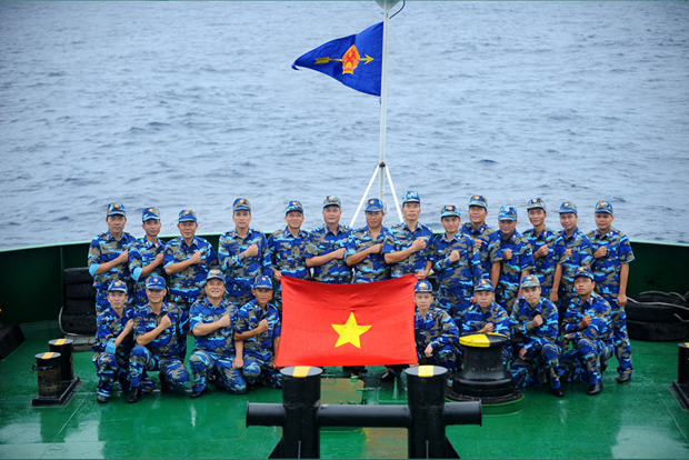 Nutrida participación en programa de intercambio sobre Guardia Costera vietnamita. (Fotografía: qdnd.vn)