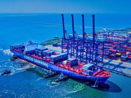 Las líneas navieras extranjeras manejan principalmente el transporte de bienes importados y exportados en Vietnam. (Fotografía: VNA)