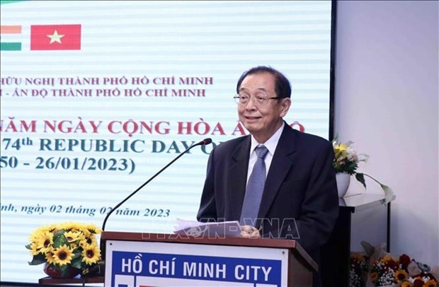 Huynh Thanh Lap, presidente de la Asociación de Amistad Vietnam-la India de Ciudad Ho Chi Minh. (Fotografía: VNA)