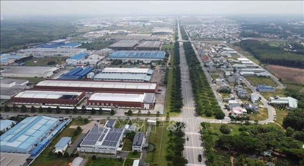 Una esquina del Parque Industrial Vietnam - Singapur (VSIP) la provincia de Binh Duong. (Fotografía: VNA)