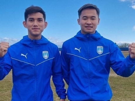 Vu Minh Hieu y Nguyen Canh Anh. (Foto: Naver Sports)