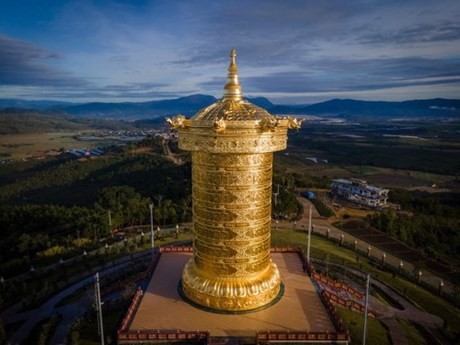 Gran estupa Drigung Kagyu (Fuente:nld.com.vn)