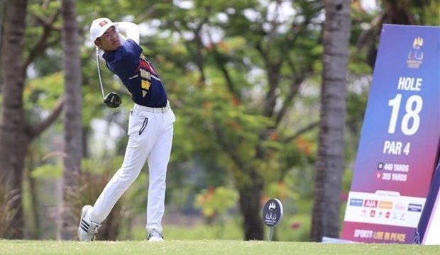 El golfista Le Khanh Hung. (Foto: VNA)