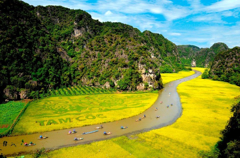 En Tam Coc, Ninh Binh. (Foto: Centro de Turismo de Ninh Binh)