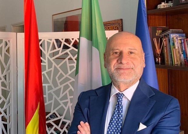 Antonio Alessandro, embajador de Italia en Vietnam. (Foto: VNA)