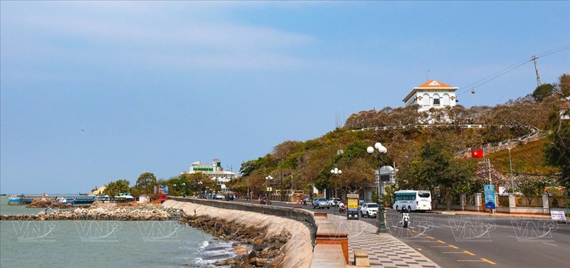 Bach Dinh se ubica en la ladera de la montaña "Lon" de la ciudad de Vung Tau, en el número 4 de la calle de Tran Phu, del distrito 1. (Fuente: VNA) 