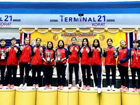 La selección vietnamita de Sepak Takraw conquistó una medalla de oro en el Campeonato Mundial de Sepak Takraw King’s Cup 2023. (Foto: thanhnien.vn)